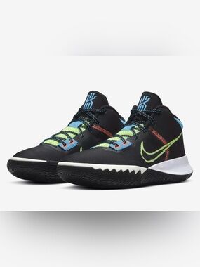 Nike Kyrie Flytrap 4 EP 'Black Lime Glow' | Men's Size 9 EUR 42.5 EUC